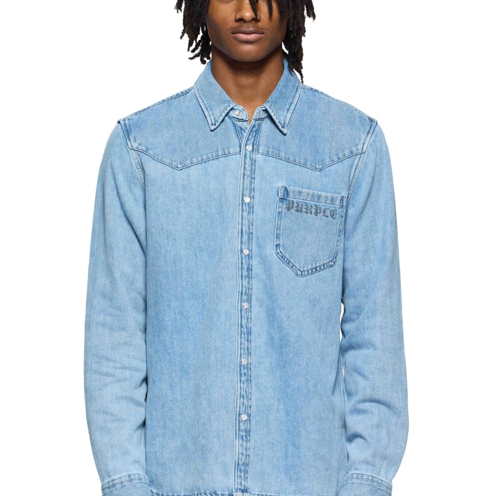 Purple Brand Denim Shirt